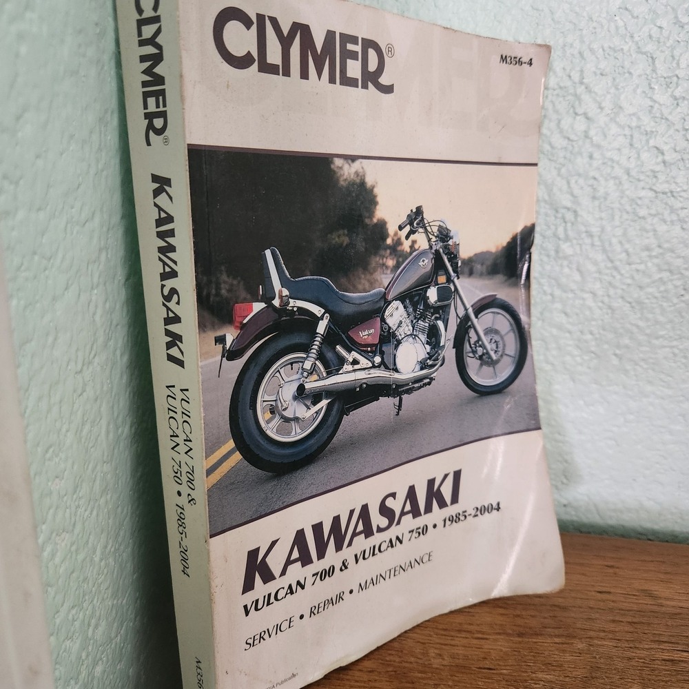 Clymer M356-4 Kawasaki Vulcan 700 & 750 Repair Service Manuel 1985-2004